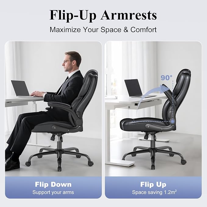 AnyGod Executive Office Chair, Comfy Ergonomic Computer Desk Chairs - Image 6