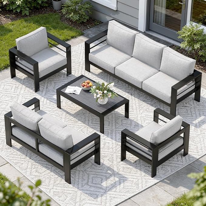Solaste Aluminum Patio Furniture Set by Solaste