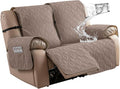 Genina Waterproof Loveseat Recliner Cover Non-Slip, Sofa Cover by Genina