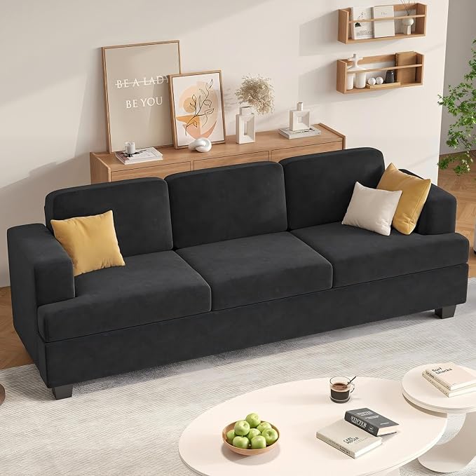 Apicizon 89" 3 Seat Couch for Living Room, Comfy Couch Clound Sofa 3 Seater Sofa - Image 9