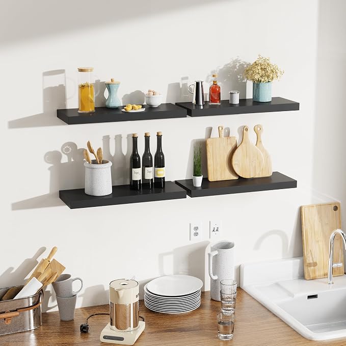 Bellsal Floating Shelves for Wall, Living Room, Bathroom Storage, Book Shelf - Image 5
