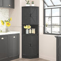 Vabches 64.8" Tall Farmhouse Corner Cabinet by Vabches