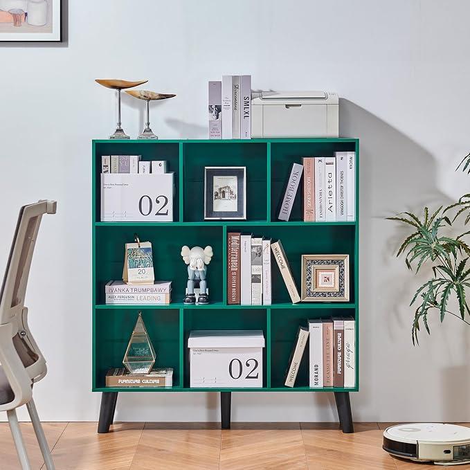 LEYAOYAO 8 Cube Bookshelf, 3 Tier Bookcase - Image 8