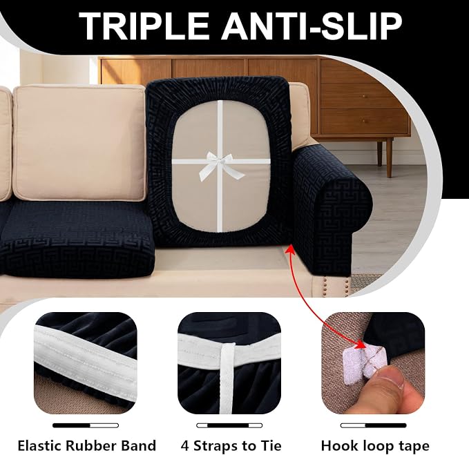 UNBBRRL Stretch Couch Armrest Covers - Image 3