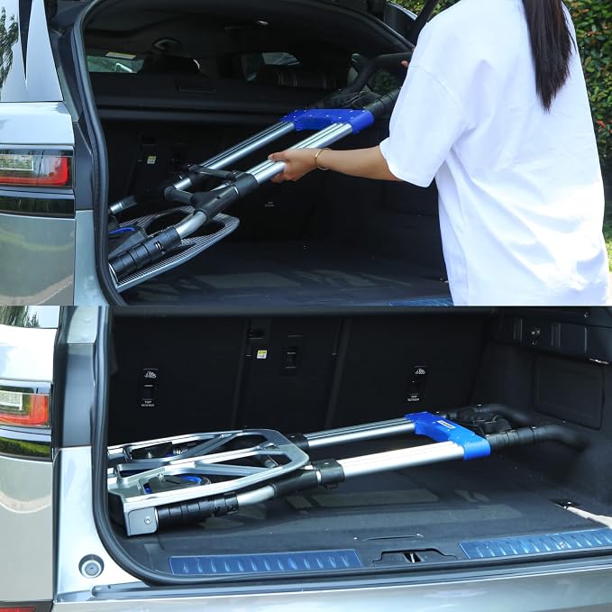 Folding Hand Trucks Heavy Duty by Leeyoung, 500 lb Aluminium Folding Hand Cart - Image 8