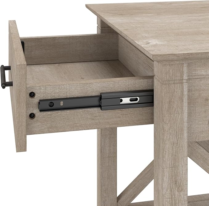 Bush Home End Table with Drawer, Nightstand with Storage, Living Room and - Image 4