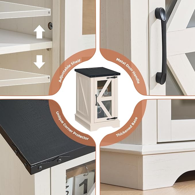 Joaxswe Narrow Night Stand Set 2 - Image 7
