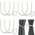 BEL AVENIR Curtain Ropes Tiebacks Tie-Backs, Curtain Handmade Holdbacks by BELAVENIR