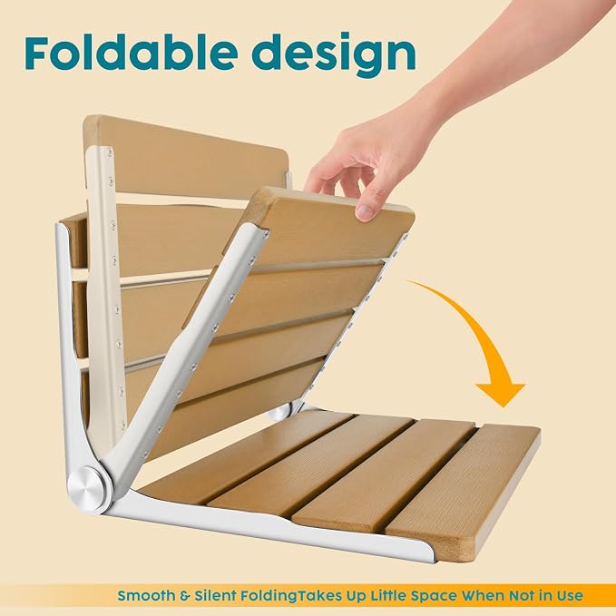 Foldable Shower Chair, Safety Furniture Stainless Steel - Image 7