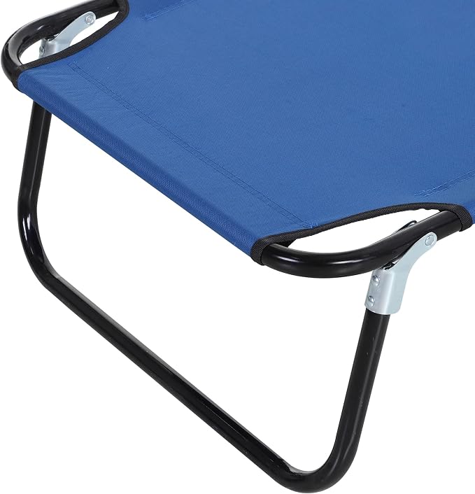 Outsunny Folding Chaise Lounge Pool Chairs, Outdoor Sun Tanning Chairs - Image 9