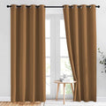 NICETOWN Blackout Doorway Curtains 80 inches Long 2 Panels Set, Grommet Thermal by NICETOWN