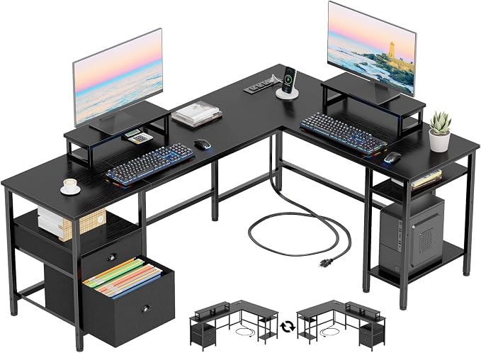 Furologee 66” L Shaped Desk by Furologee