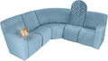ALIECOM 100% Waterproof Recliner Sectional Couch Covers L Shape Stretch Corner by ALIECOM
