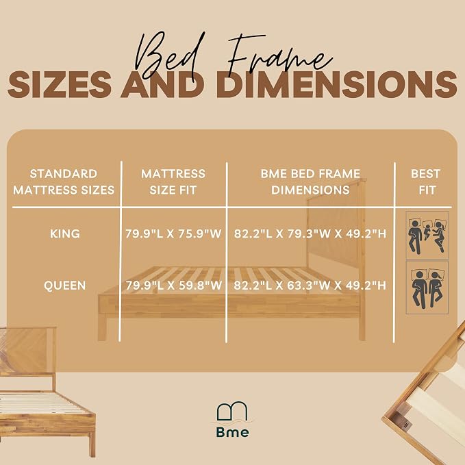 Bme Vivian 14 Inch Deluxe Bed Frame - Image 7