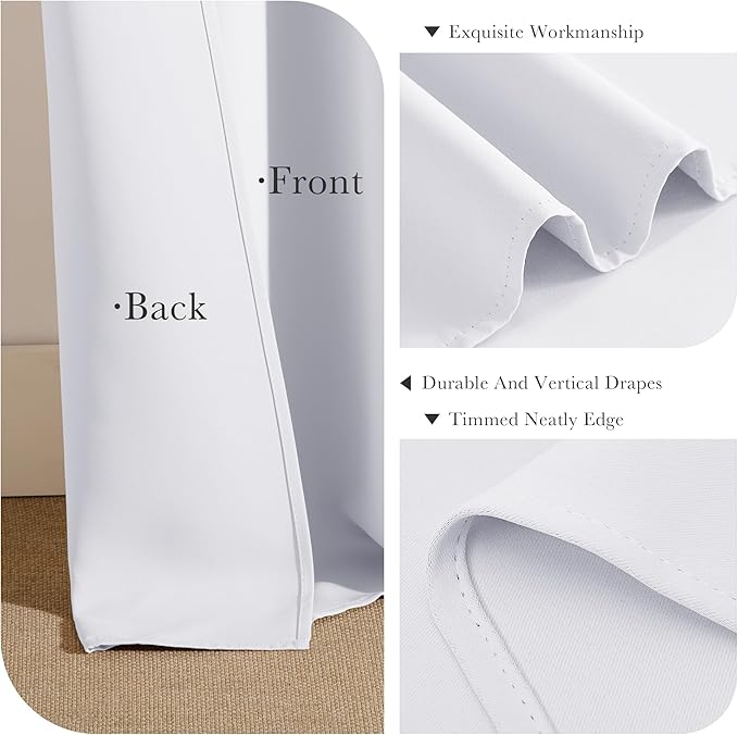 PONY DANCE 50% Light Filtering Room Darkening Curtains - Image 6