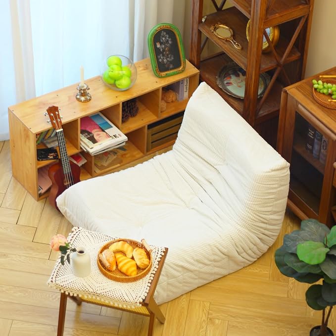 N&V Fireside Floor Sofa- Mid-Century Modern Armless Lounge Chair - Image 4