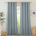 NICETOWN Rustic Linen 132 inch Long Curtains by NICETOWN