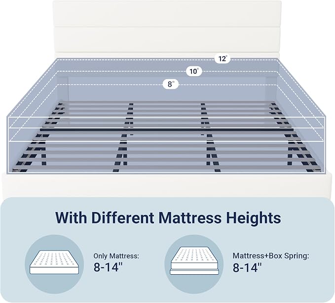 Allewie King Size Platform Bed Frame - Image 7