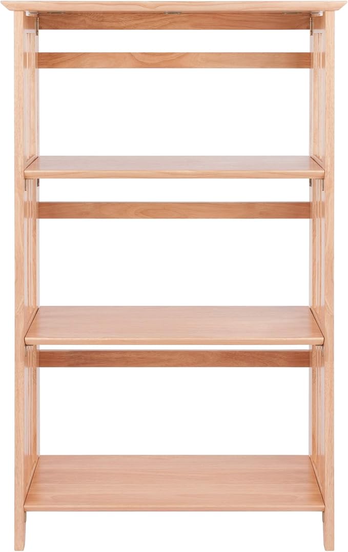 Winsome Mission Beech Wood 4-Tier Shelf - Image 4