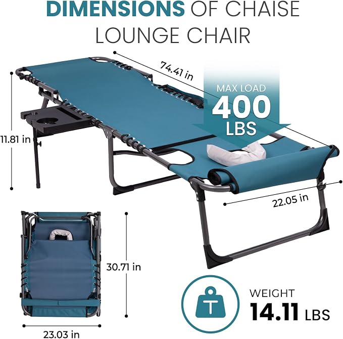 FUNDANGO 400lbs Tanning Chair - Image 3