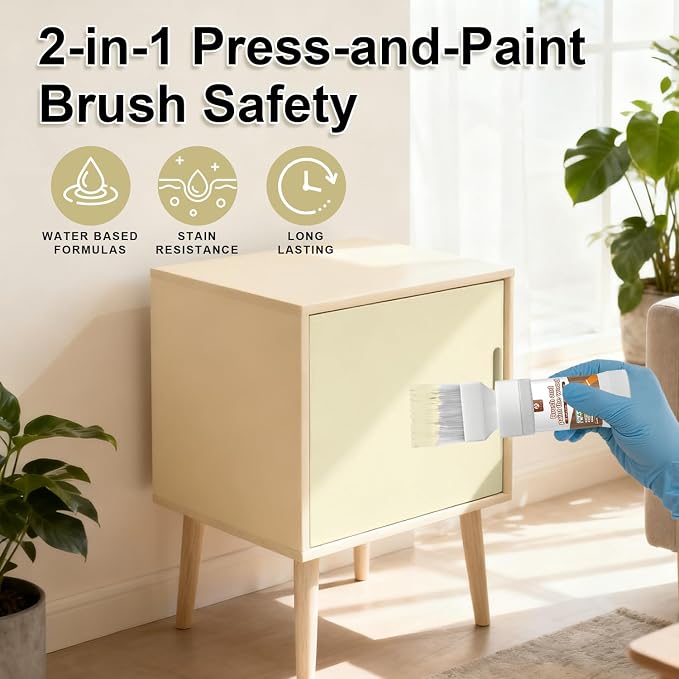 Beige Touch-Up Paint for Furniture, Metal No Sanding, Fast Drying, Water Based - Image 4