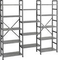 SUPERJARE Triple Bookshelf, Bookcase by SUPERJARE