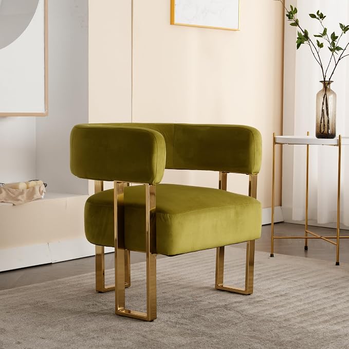 Modern Barrel Accent Chair, Living Room Side Chair - Image 6