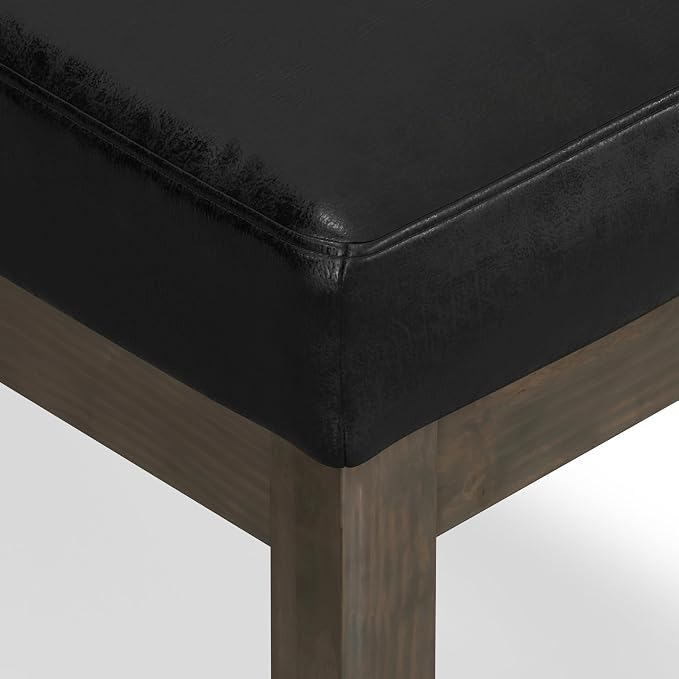 SIMPLIHOME Milltown Small Ottoman Bench - Image 8