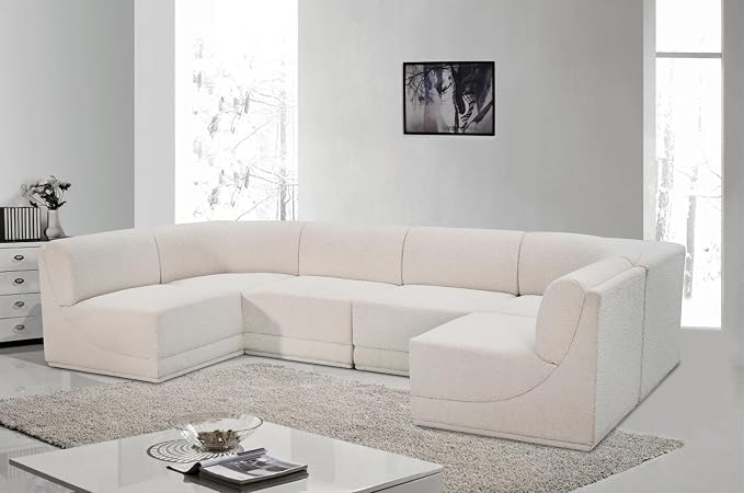 Meridian Furniture 118Cream-Sec6B Ollie Collection Modern | Contemporary - Image 2