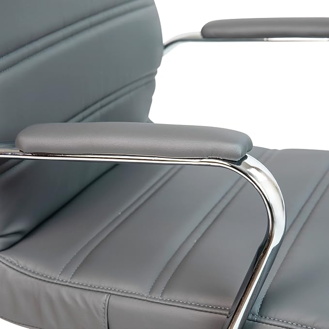 Flash Furniture Whitney Mid-Back Swivel LeatherSoft Desk Chair - Image 9