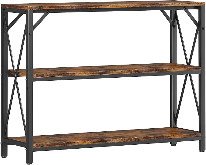 Homeiju Entry Table 40" Width, 3-Tier Entryway Table by Homeiju