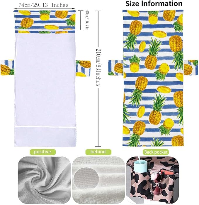 Irisbell Lounge Chair Towel Cover - Image 6