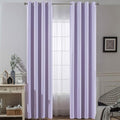 Yakamok Lilac Blackout Curtains 84 Inch Length Room Darkening Thermal Insulated by Yakamok