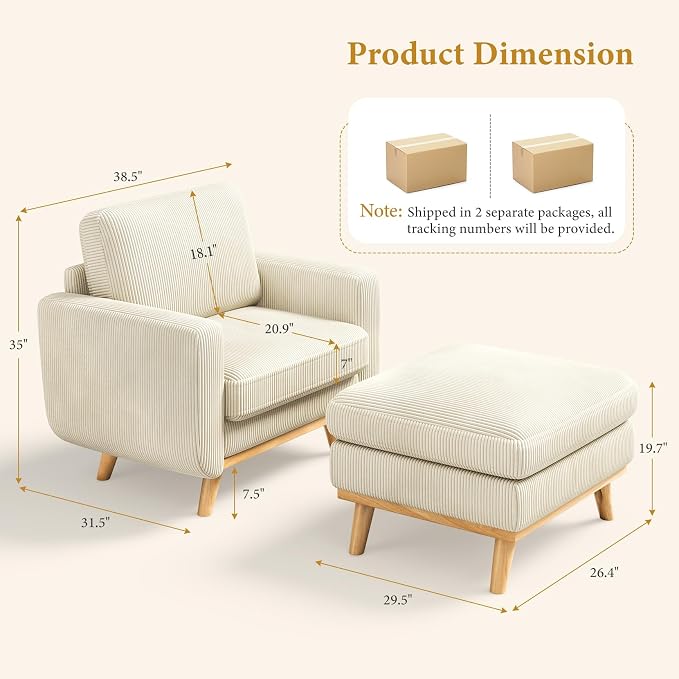 Vesgantti 38.5" Accent Chair - Image 2