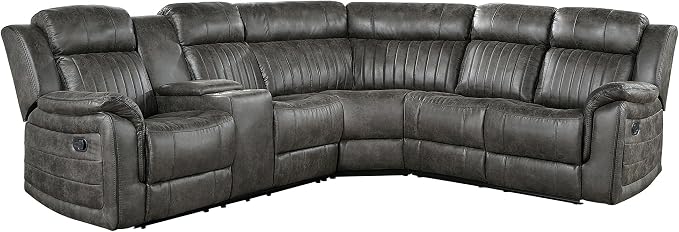 Lexicon Reclining Sectional Couches - Image 6