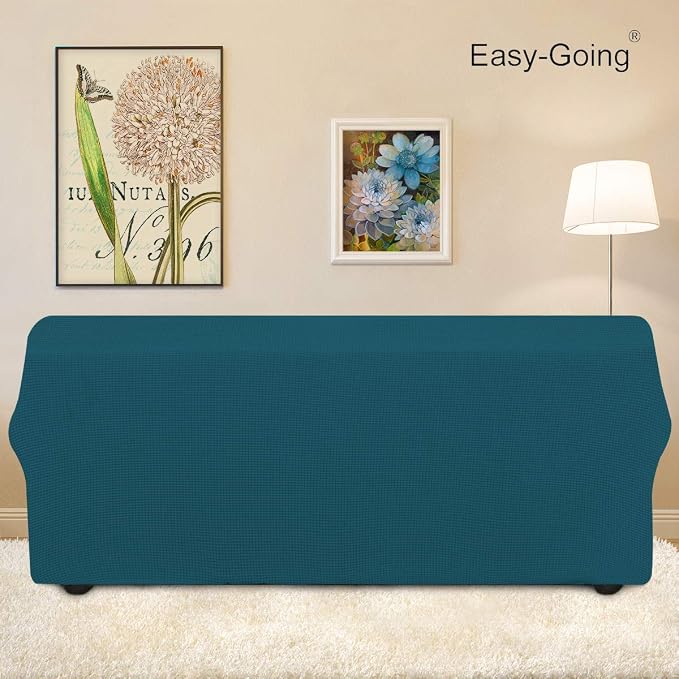 Easy-Going Stretch 4 Seater Sofa Slipcover 1-Piece Sofa Cover Furniture - Image 3