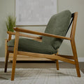 Grain Wood Furniture Solid Wood Mid Century Lounge Chair by GrainWoodFurniture