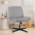 OLIXIS Criss Cross Legged Chairs Armless No Wheels Wide Seat Height Adjustable by OLIXIS