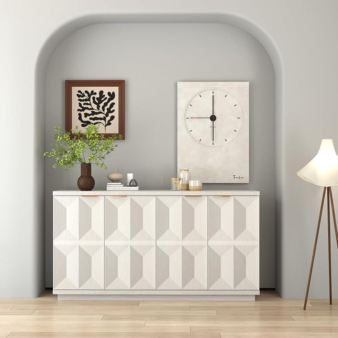 Brafab Buffet Cabinet, Wood Sideboard Cabinet - Image 4
