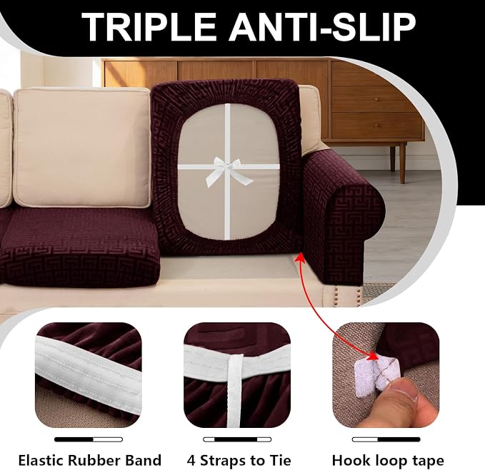 UNBBRRL Stretch Couch Seat Cushion Cover - Image 3