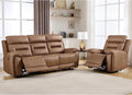 ANJ 2-Piece Oversied Faux Leather Power Recliner Sofa Set by ANJ