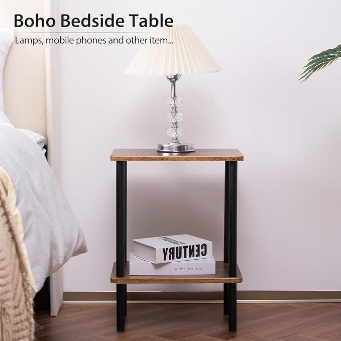 Apicizon 2 Tier End Table, Small Side Table - Image 7