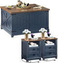 Farmhouse Coffee Table Set of 3, Furniture Set by Joaxswe