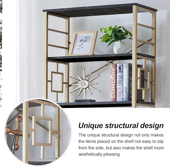 HOMISSUE Bookcase, 7-Tier Tall Bookshelf Metal Bookcase and Bookshelves - Image 6