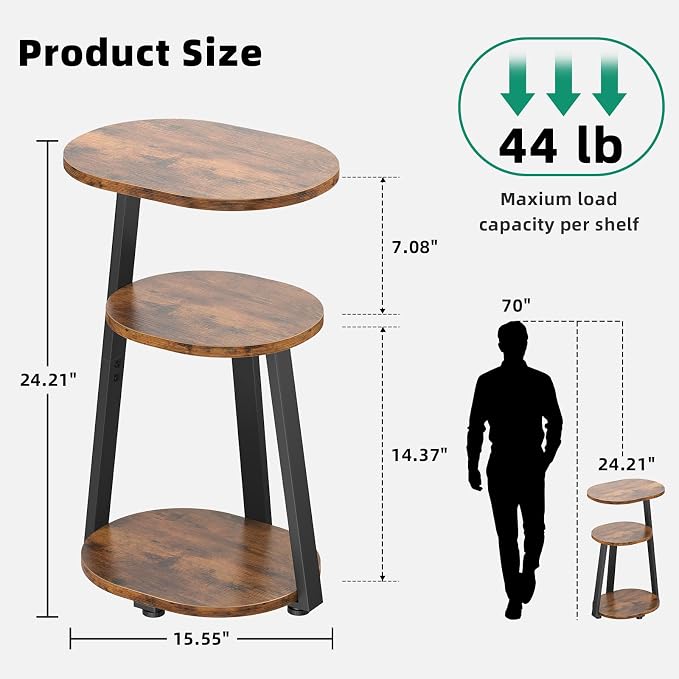 Kalrin Side Table, Small End Table - Image 2