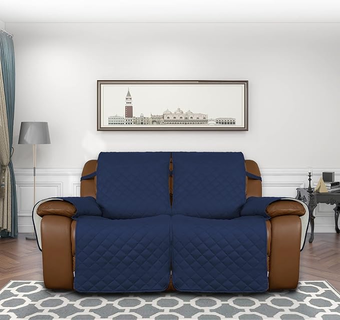 Easy-Going Loveseat Recliner Cover, Reversible Couch Cover - Image 2