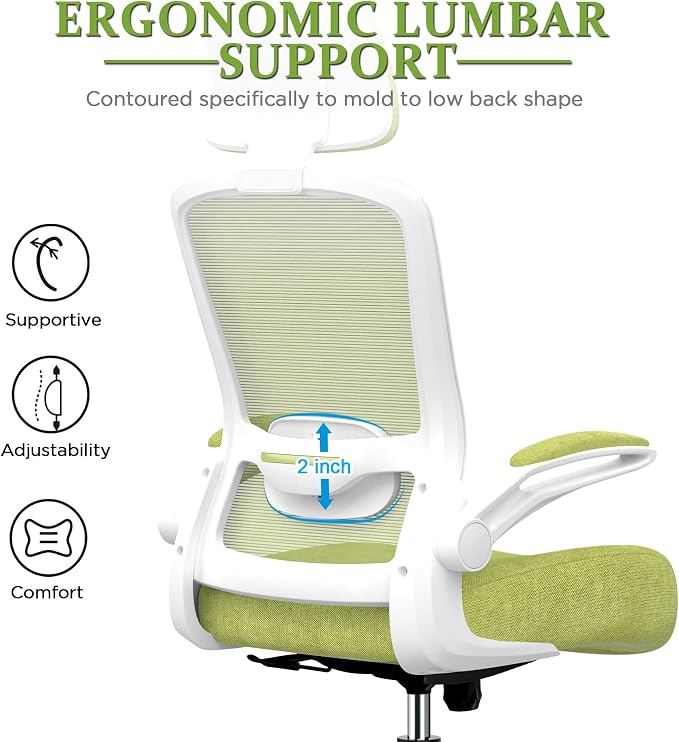 Mimoglad Office Chair, High Back Ergonomic Desk Chair - Image 3