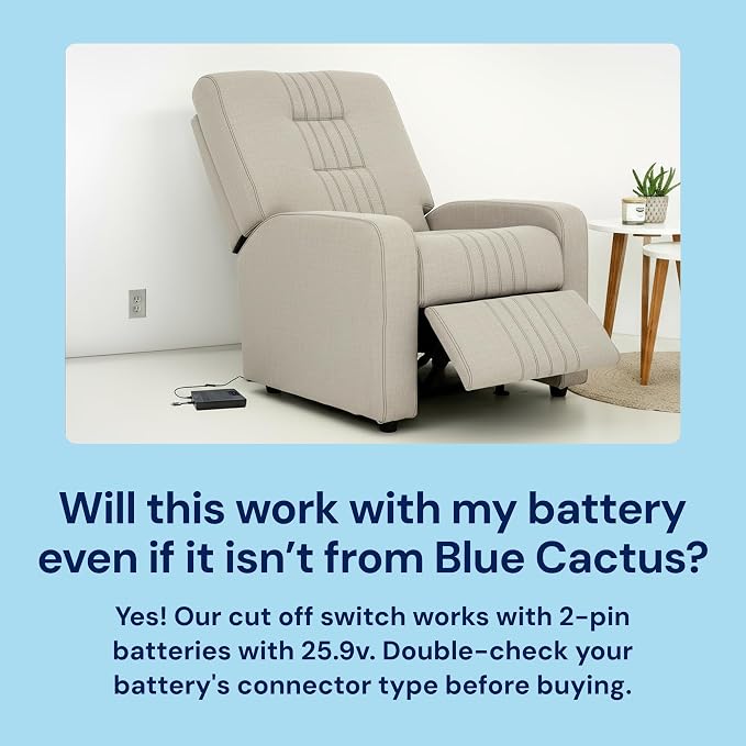 Blue Cactus Recliner Battery Life Extender Kit - Image 9