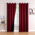 ChrisDowa 100% Blackout Curtains 120 inch Long by ChrisDowa