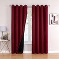 ChrisDowa 100% Blackout Curtains 108 inch Long by ChrisDowa